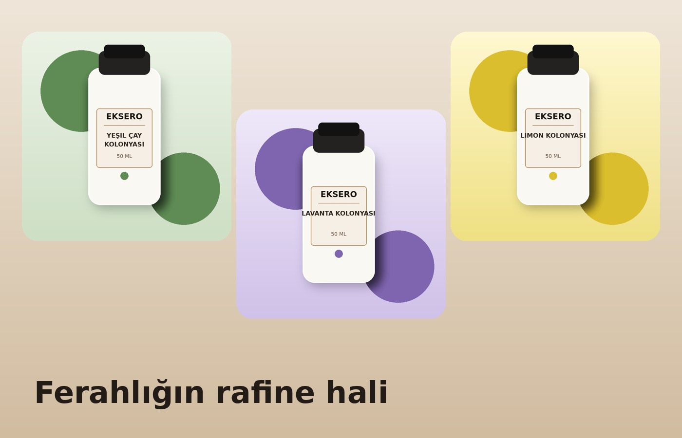 Eksero Yeşil Çay Kolonyası